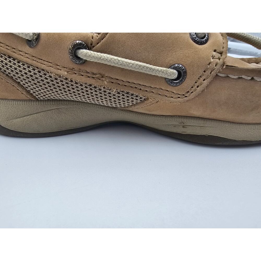 Sperry Girl's Size 1M Intrepid Tan Boat Shoes - Picture 7 of 11